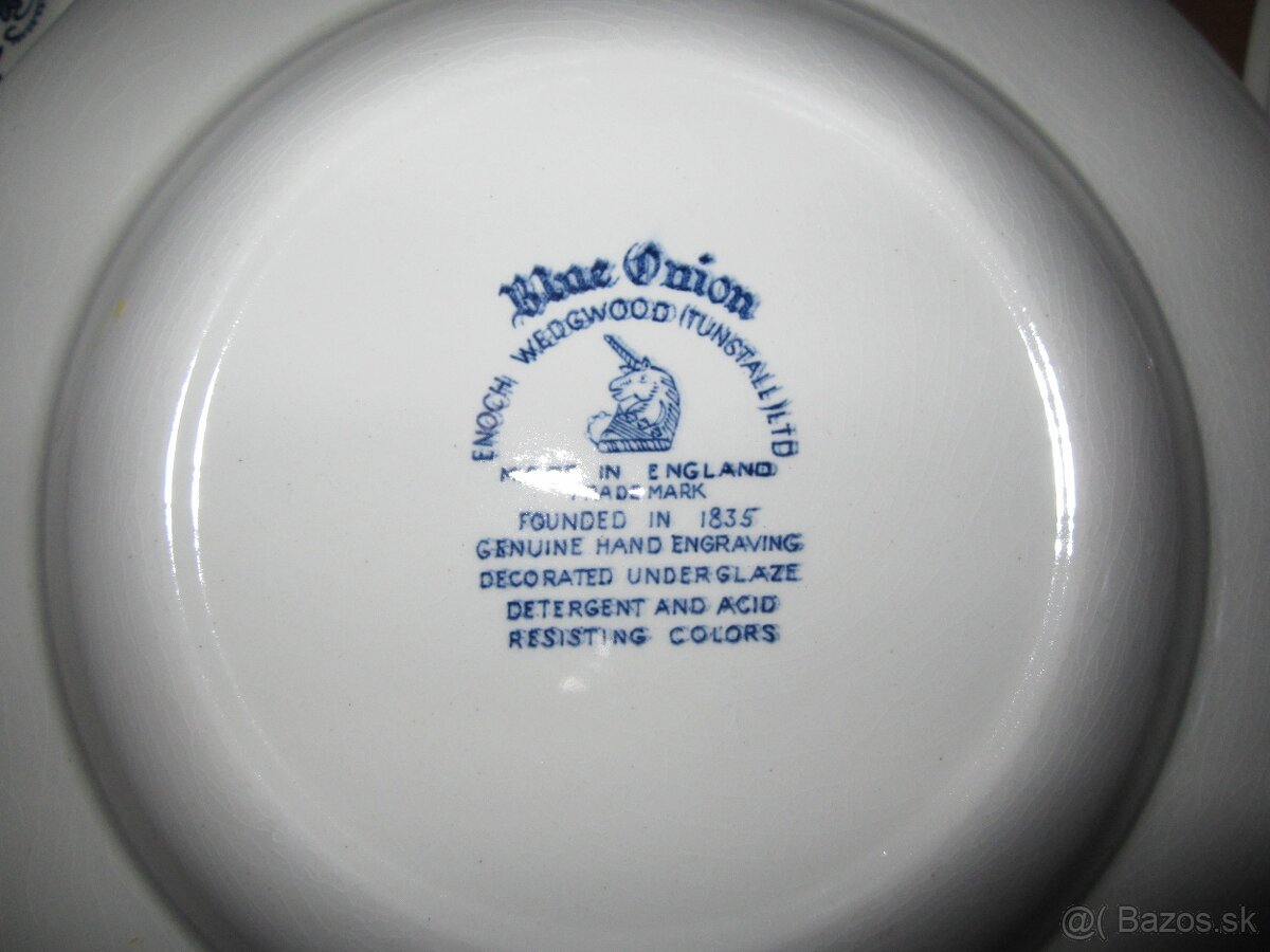 Anglický porcelán - sada tanierov CIBULÁK - 3