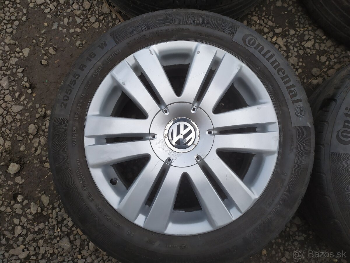 Alu disky 16" 5x112 VW 205/55 R16 - 3