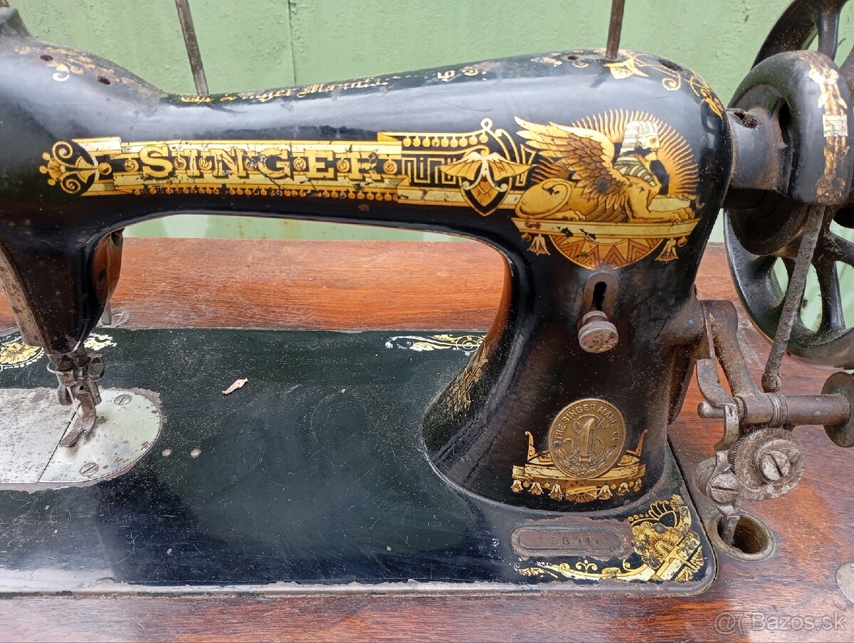 šijací stroj Singer rok výroby 1908 - 3