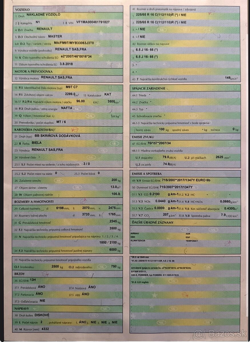 Renault Master 2.3 rv 2018 odpočet dph - 3