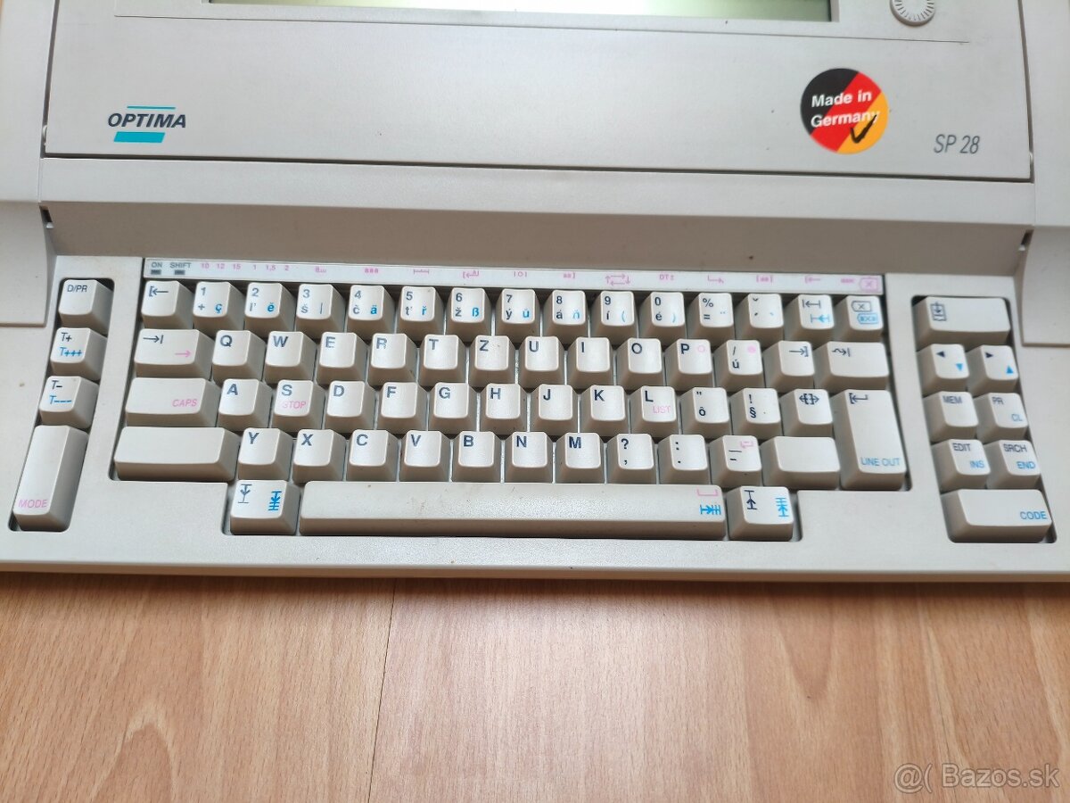 Elektrický písací stroj Optima SP28 - 3