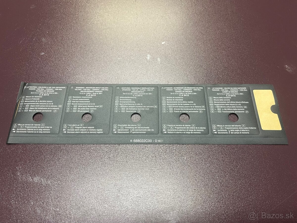 Chavin Arnoux C.A 6415 - 3