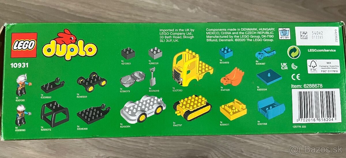LEGO DUPLO nákladiak a pásové auto - 3