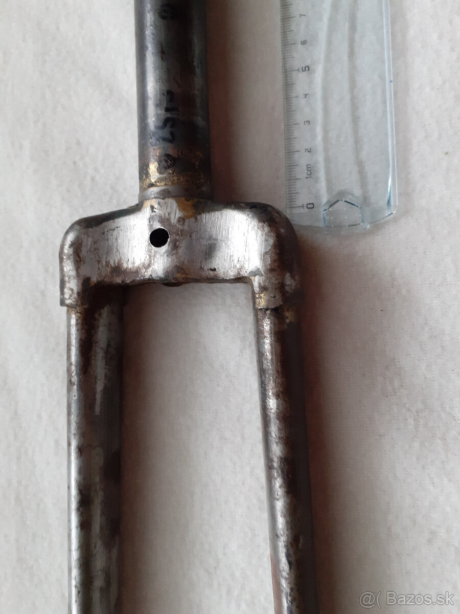 Vidlica, veľkosť kolies 28, historický, retro starý bicykel - 3