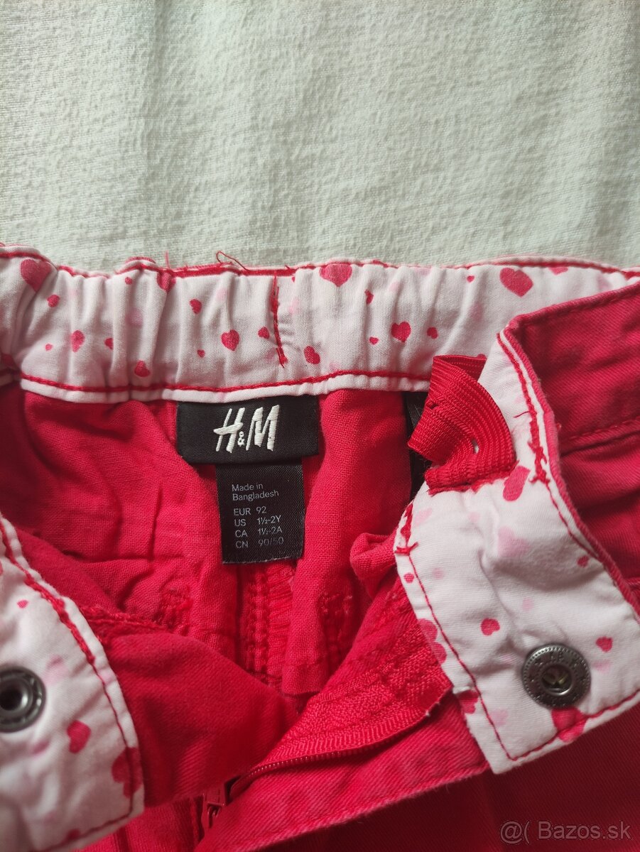 Dievčenské rifle značky H&M veľkosť - 3