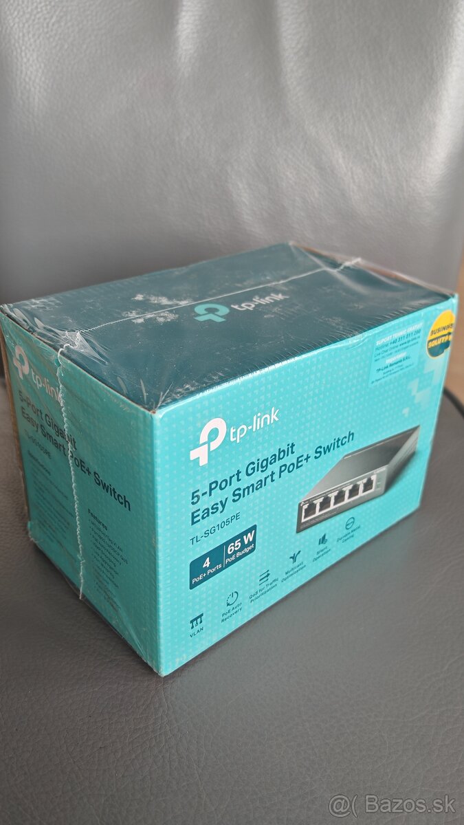 TP-Link TL-SG105PE, POE switch - NOVÝ, ZABALENÝ - 3