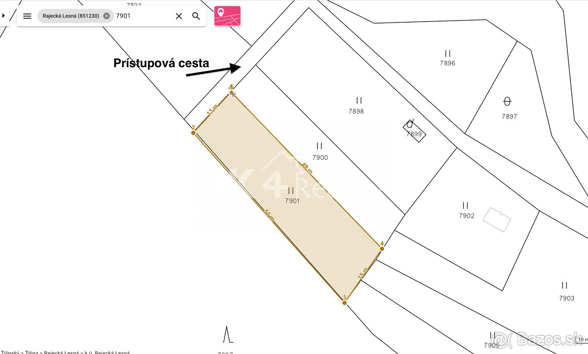 RK4 - POZEMOK POD LESOM V RAJECKEJ LESNEJ - 3