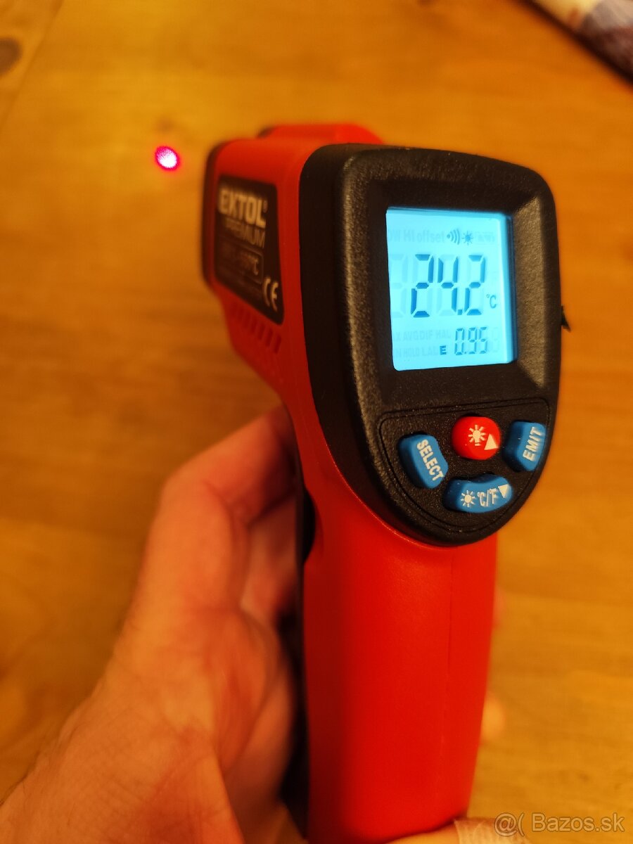 Laserovy teplomer Extol premium - 3