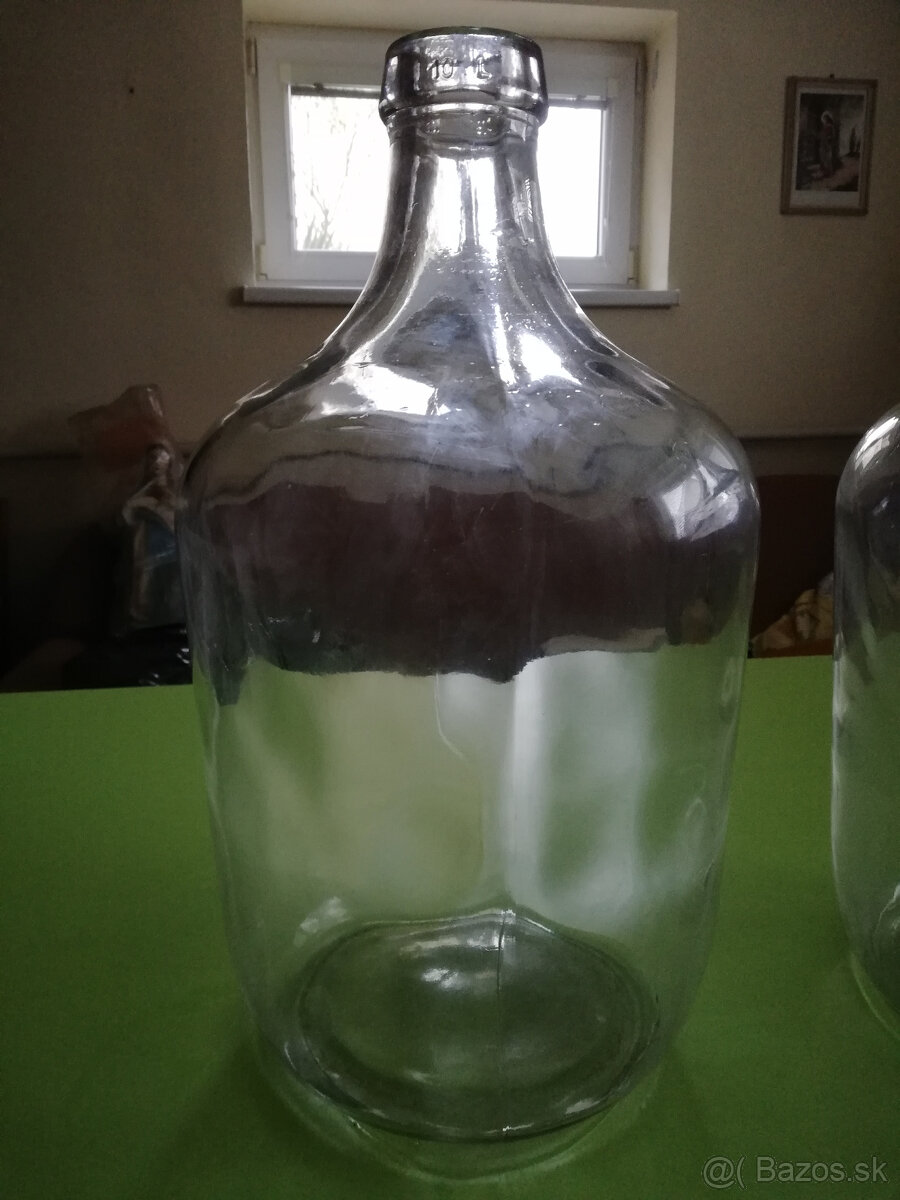 Sklenené demižóny 10 L – 2 ks - 3