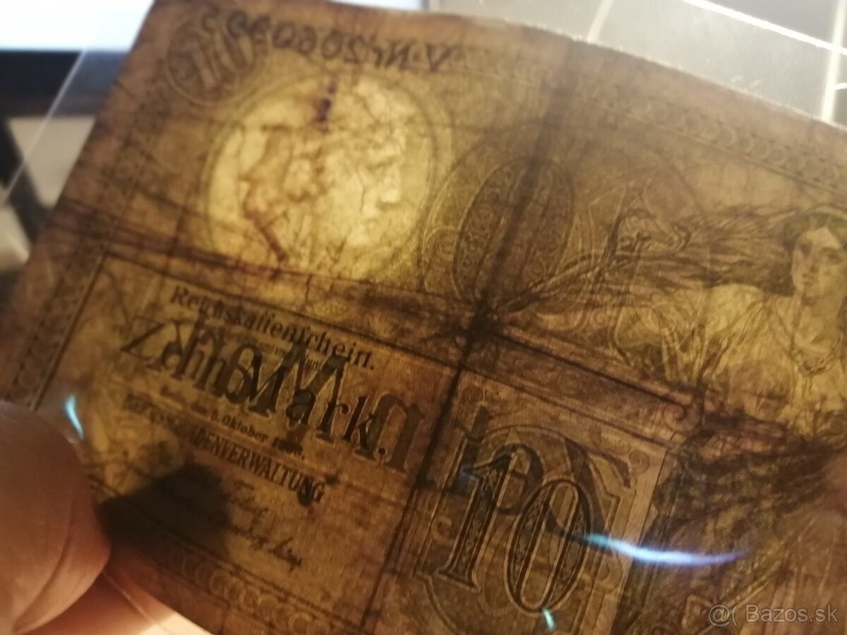 staré nemecké Ríšske bankovky - 3