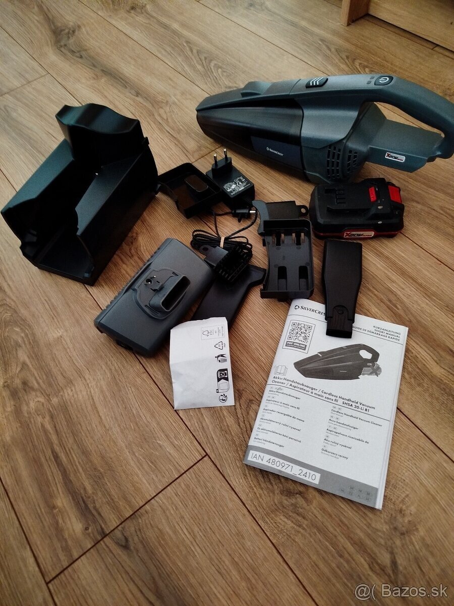 AKU RUČNÝ VYSÁVAČ SILVERCREST 20V SHSA 20-LiB1 - 3