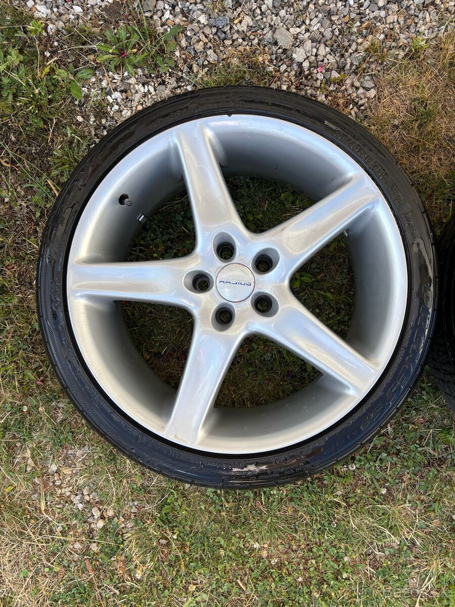 Kolesá RADIUS 5x114,3 r19 8J ET30 + letné pneu - 3