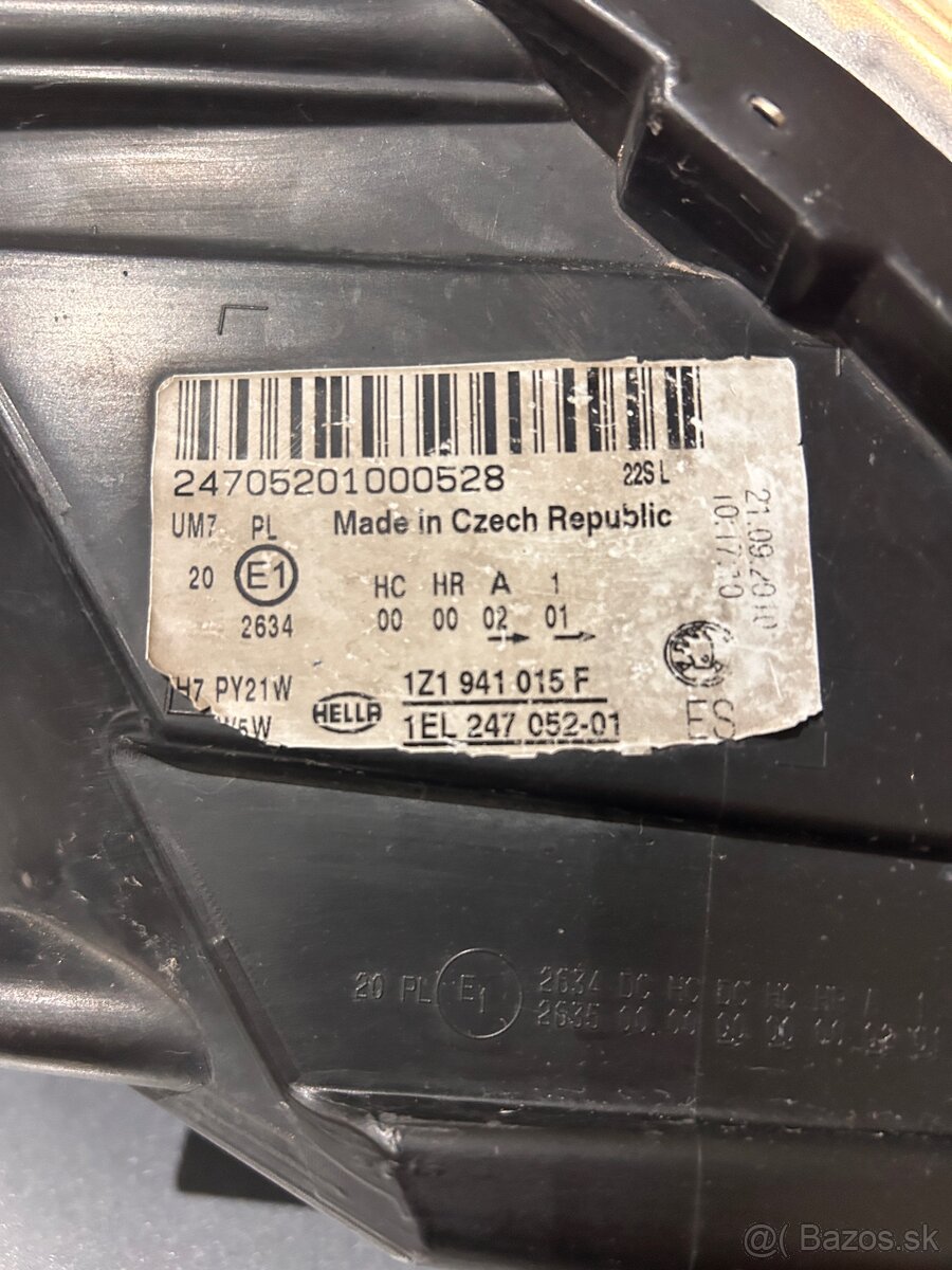 Škoda octavia ľavé predné svetlo - 3