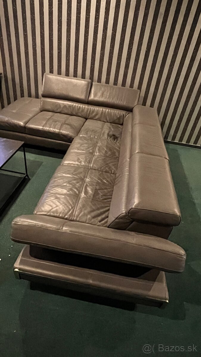 Predam kozeny gauc aj so stolikom - 3