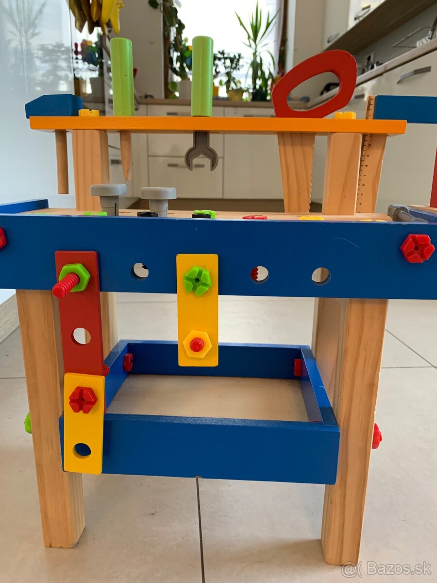 Detsky dreveny pracovny stolik - 3
