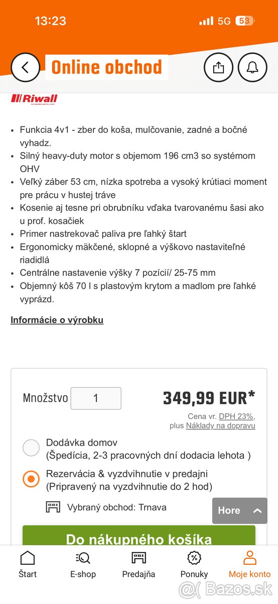 Kosačka Riwall - 3