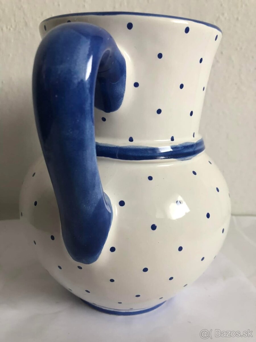 Gmundner dzban modre bodky s maslou bodkovany - 3
