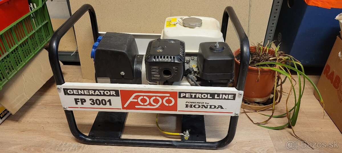 Predám generátor Fogo FP 3001 Honda - 3