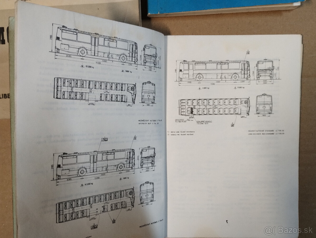 Liaz 100 Karosa 730 návod k obsluhe,katalog M634 - 3