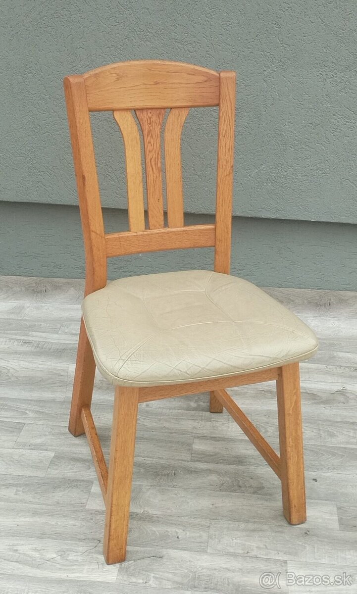 Set stoličiek z masívneho dreva ( 4 ks ). - 3