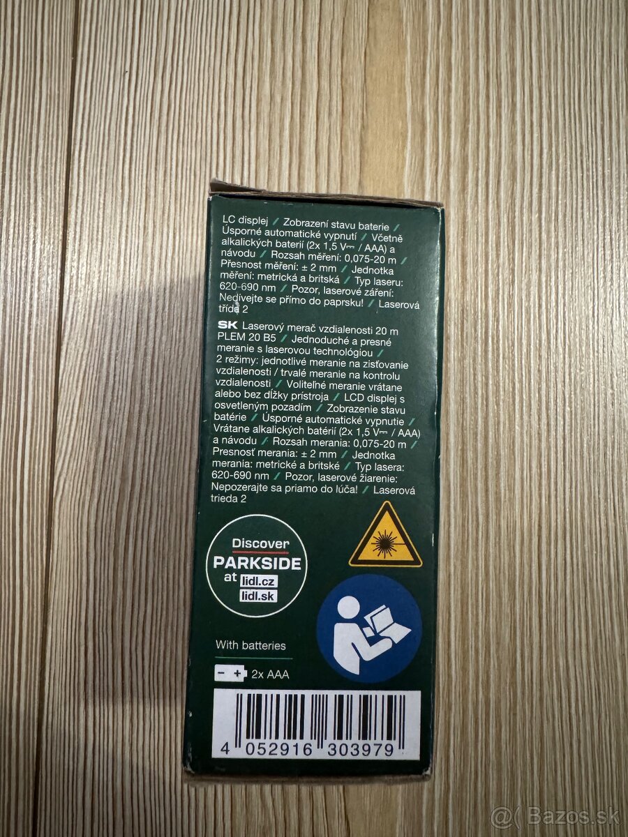 Predám PARKSIDE laserový merač vzdialenosti - 3