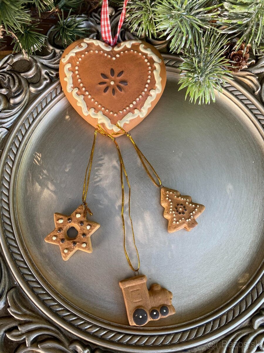 Závesné perníkové srdiečko - 3