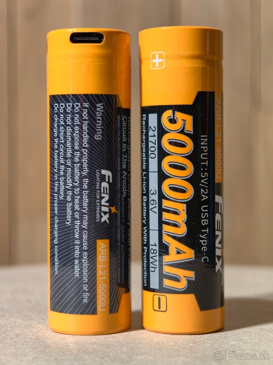 Fenix 21700 (USB-C) 5000mAh - 3