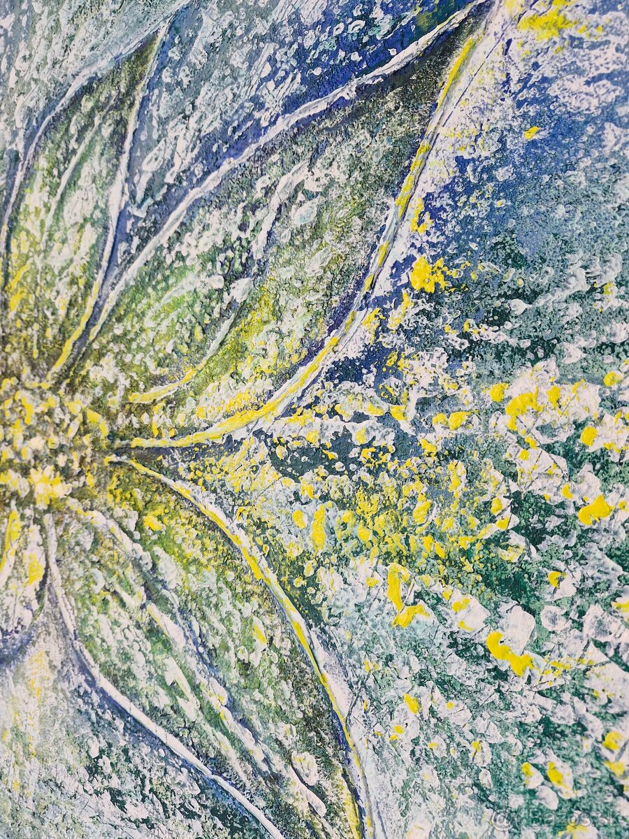 Abstraktný obraz 100x70 cm X - 3