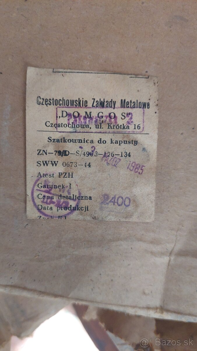 Noze na kapustu - 3