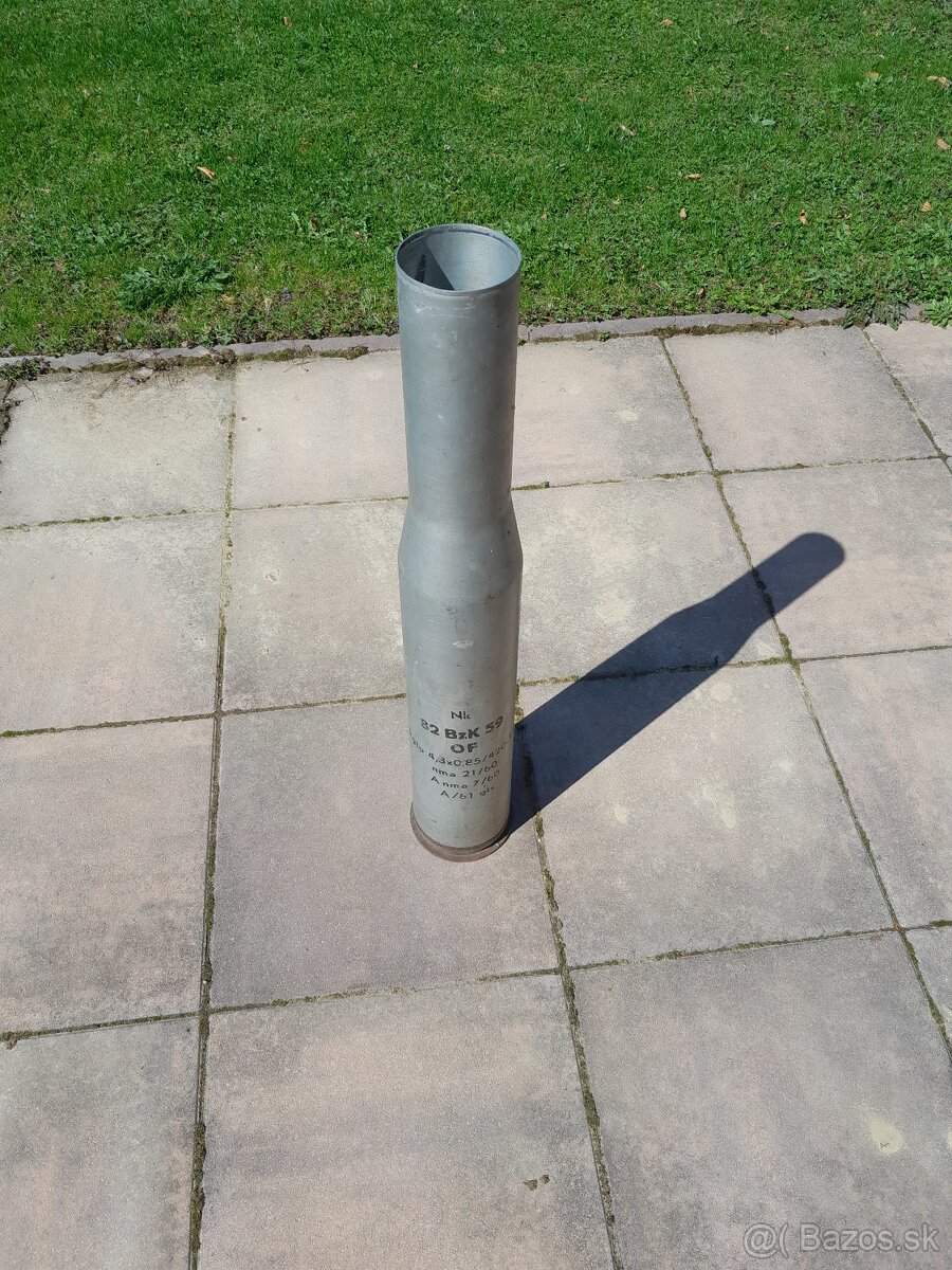 PROTITANKOVA NABOJNICA 82mm x vyska 760mm, - 3