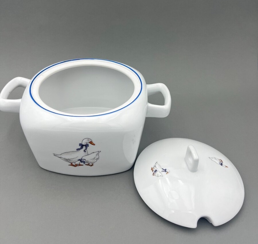 Porcelánová misa Tetra, husi, misa na polievku, MZ - 3