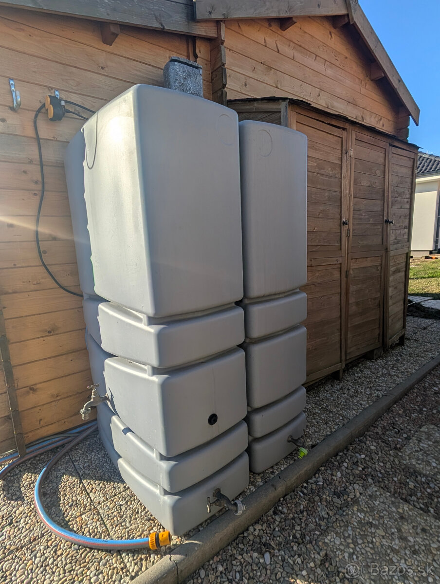 Sud Prosperplast AQUA TOWER světle šedý 350l - 3