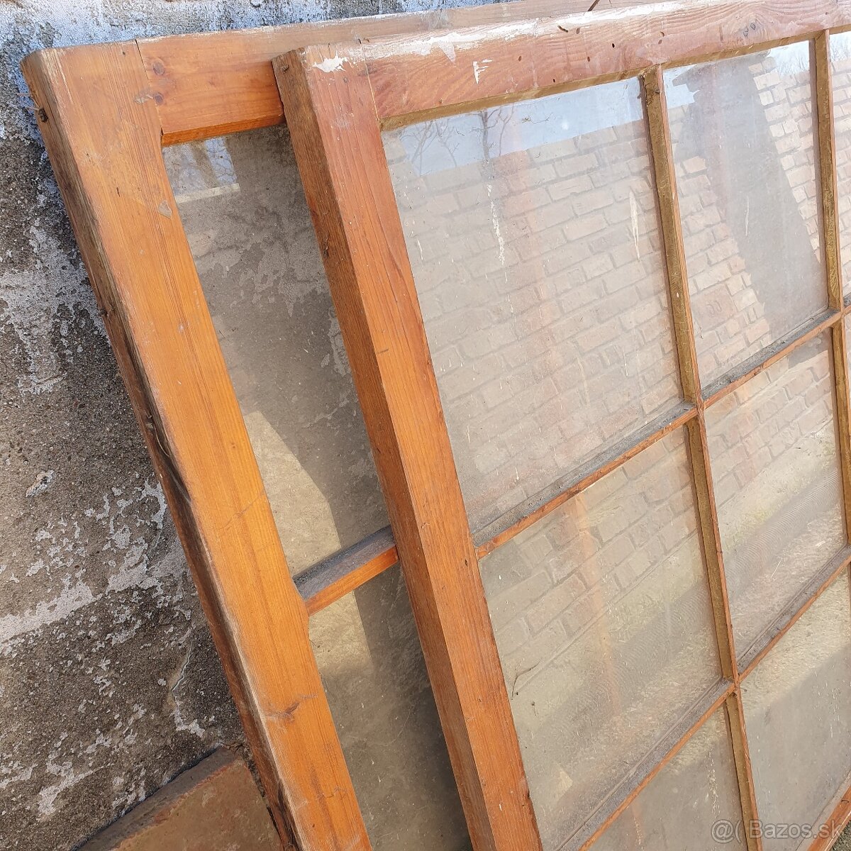 Drevený presklený panel - 3