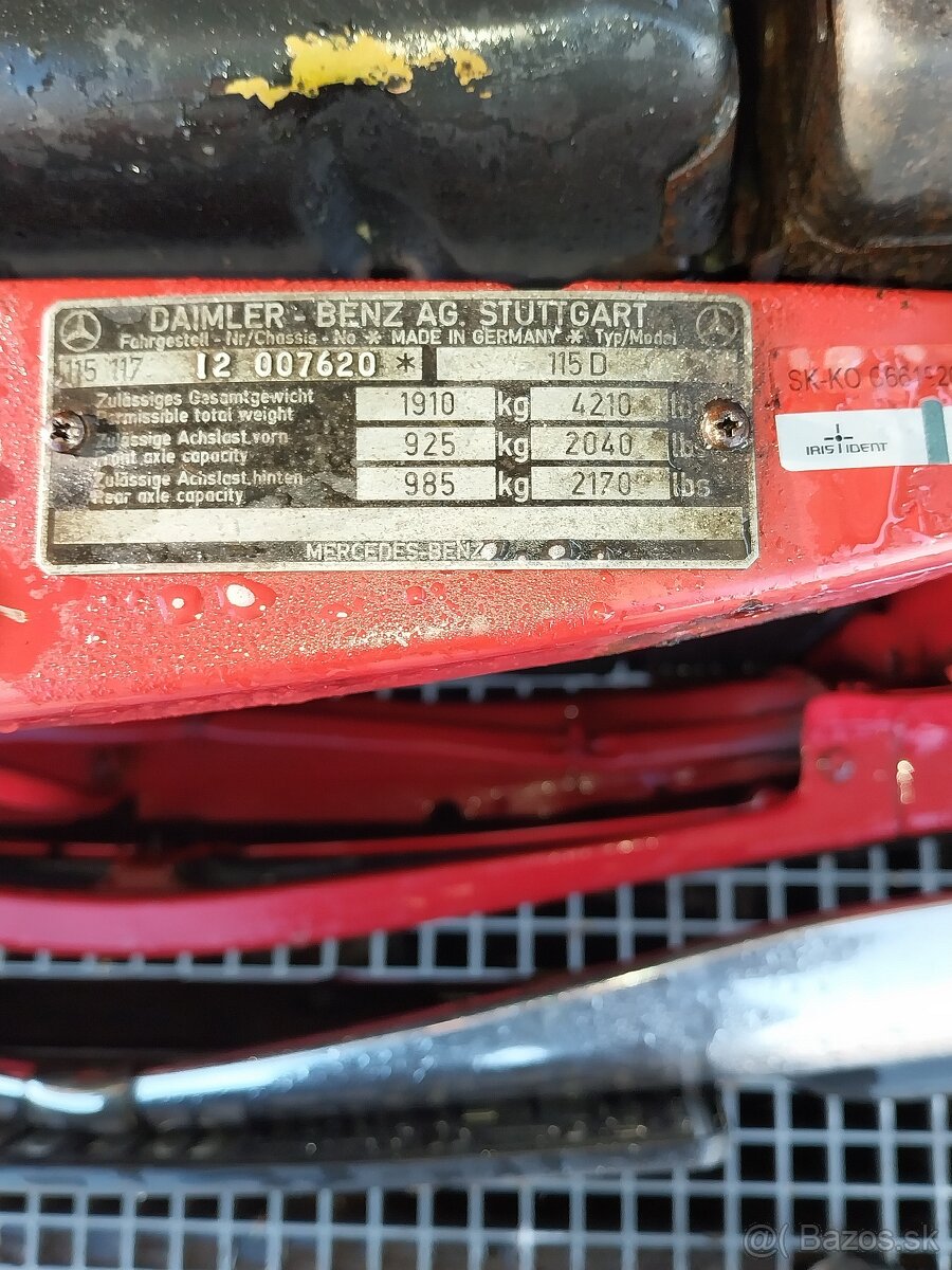 MB W 115 240 D - 3