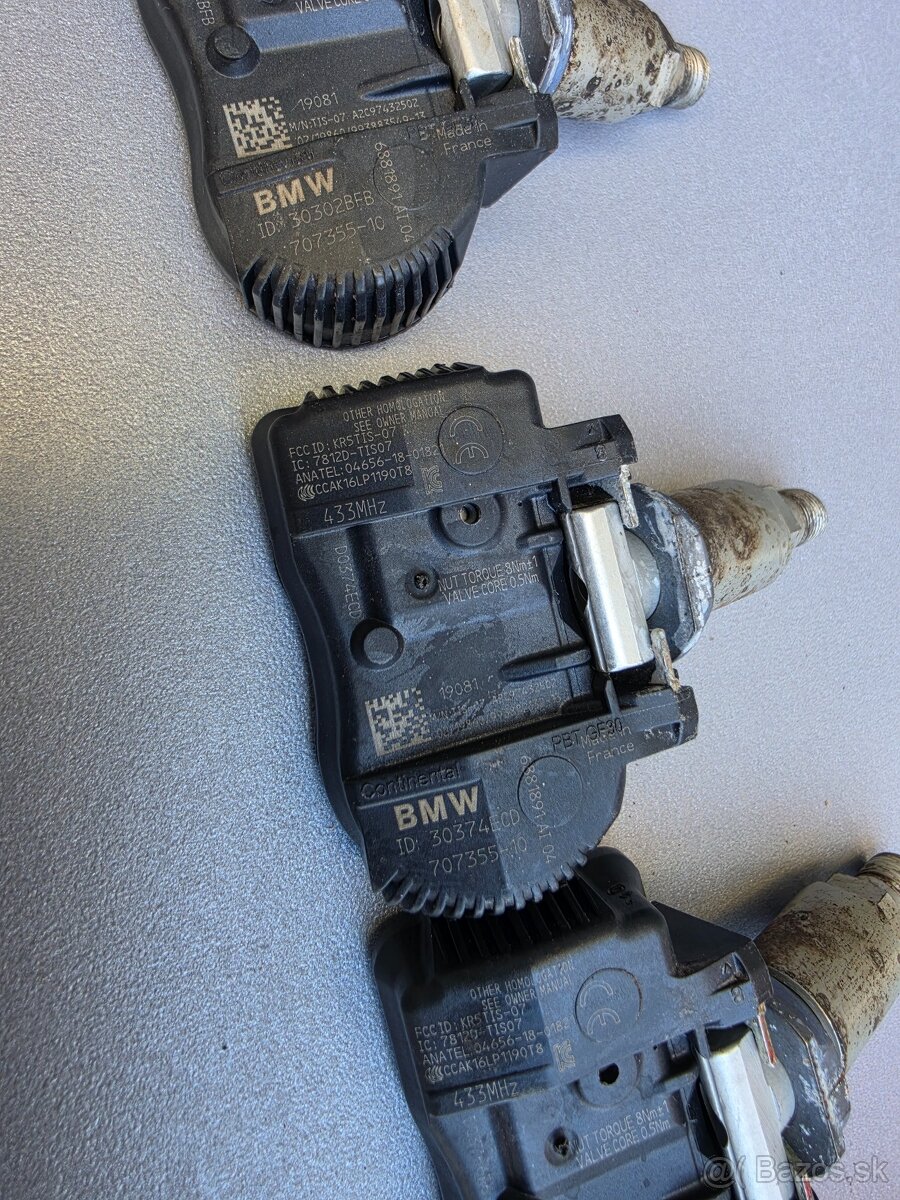 TPMS senzory tlaku Bmw