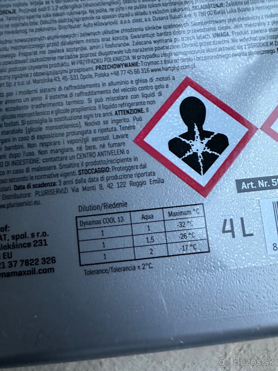 Predam nemrznucu zmes G13 4L - 3