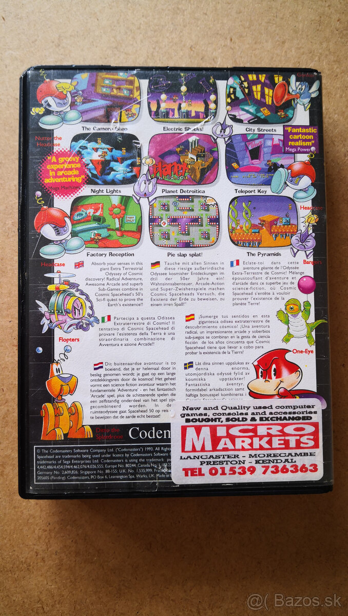 SEGA Megadrive hra - Cosmic Spacehead (1993) - 3