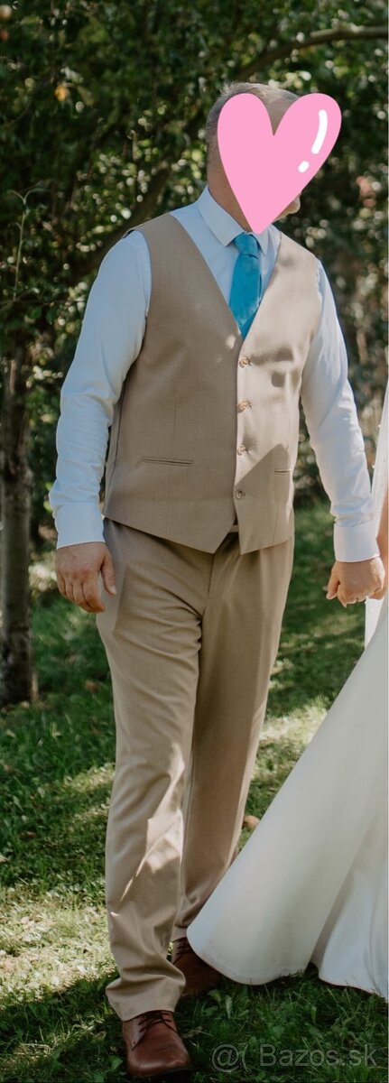 Predám pánsky svadobný oblek - 3