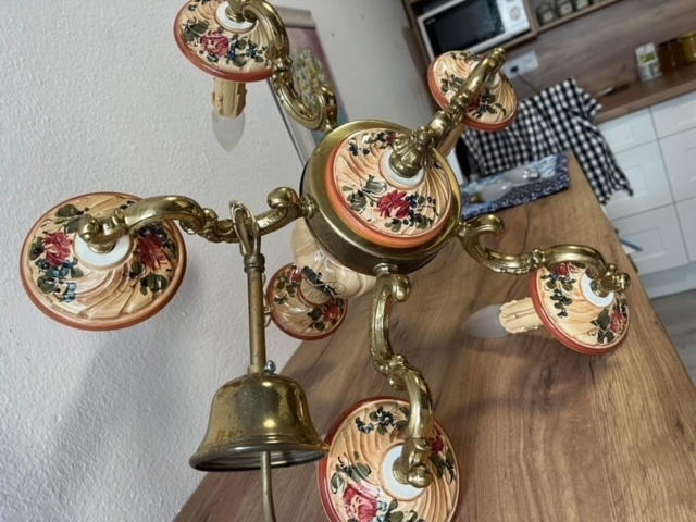 Luster starožitný 2 kusy - 3