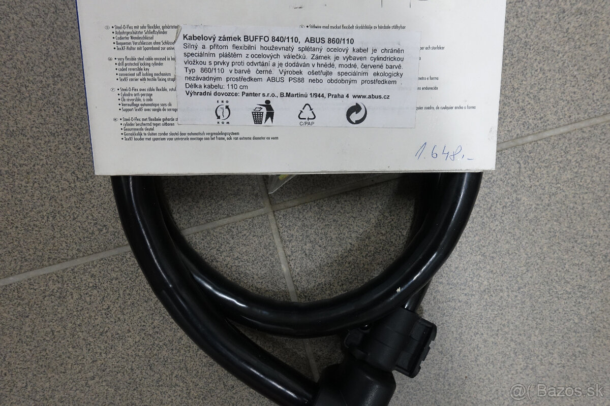 zámok na bicykel Abus steel O flex 860 - 3
