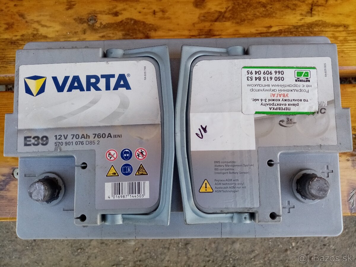 AUTOBATÉRIA - AKUMULÁTOR - Baterka ..12v .-- - 3