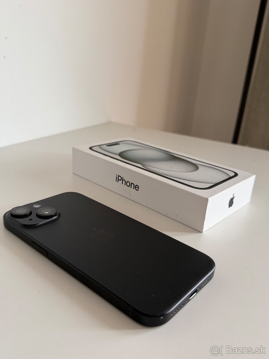 iPhone 15 256 GB Black – TOP STAV - 3