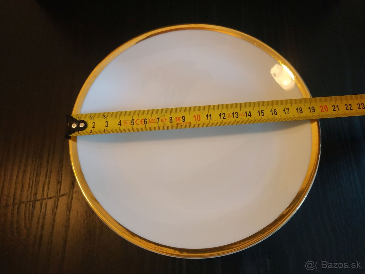 Sada tanierov z porcelánu - závod Nová Role,-PREDANE- - 3