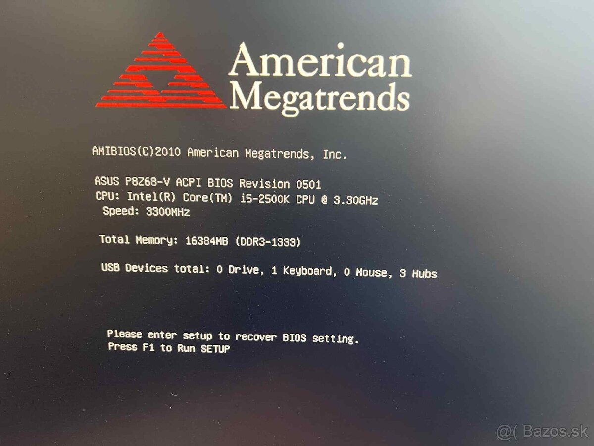 Asus P8Z68-V + Intel i5 2500k + 16GB Ram - 3