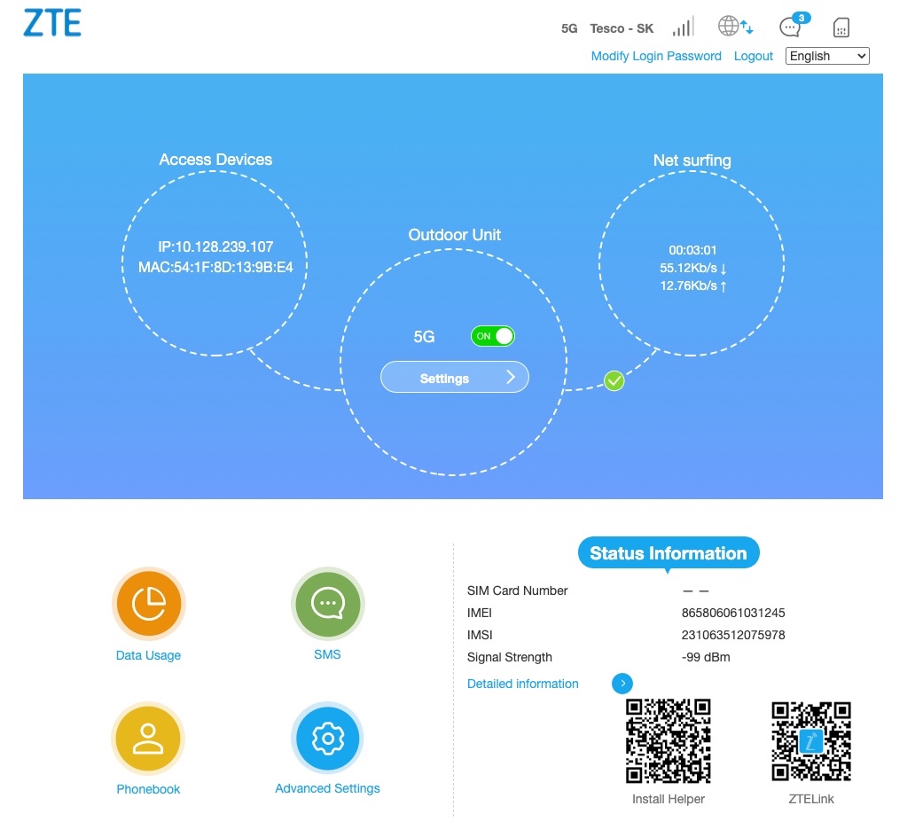 5G vonkajšia anténa na SIM kartu - NEBLOKOVANÁ - 3