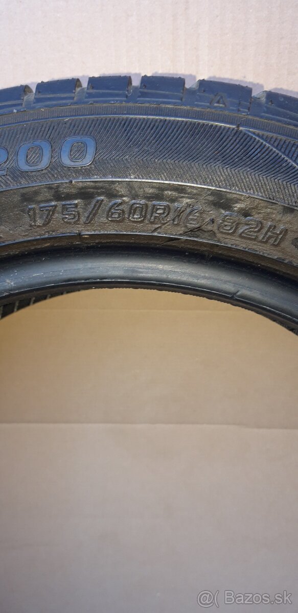 Predám 1ks - celoročnú pneumatiku FALKEN 175/60 R16 82H - 3