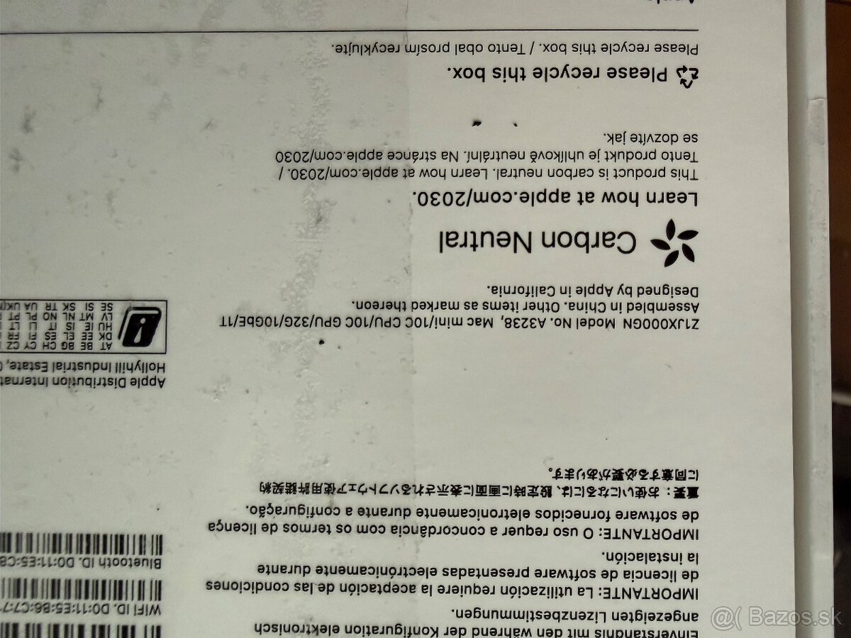 Apple Mac mini M4 (2024) | 32 GB RAM | 1 TB SSD | 10 - 3