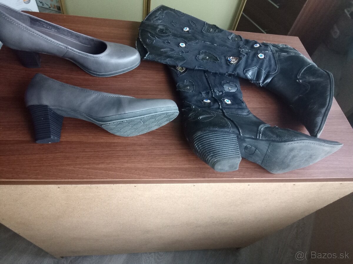 Zimné topánky , lodičky, čižmy dámske - 3