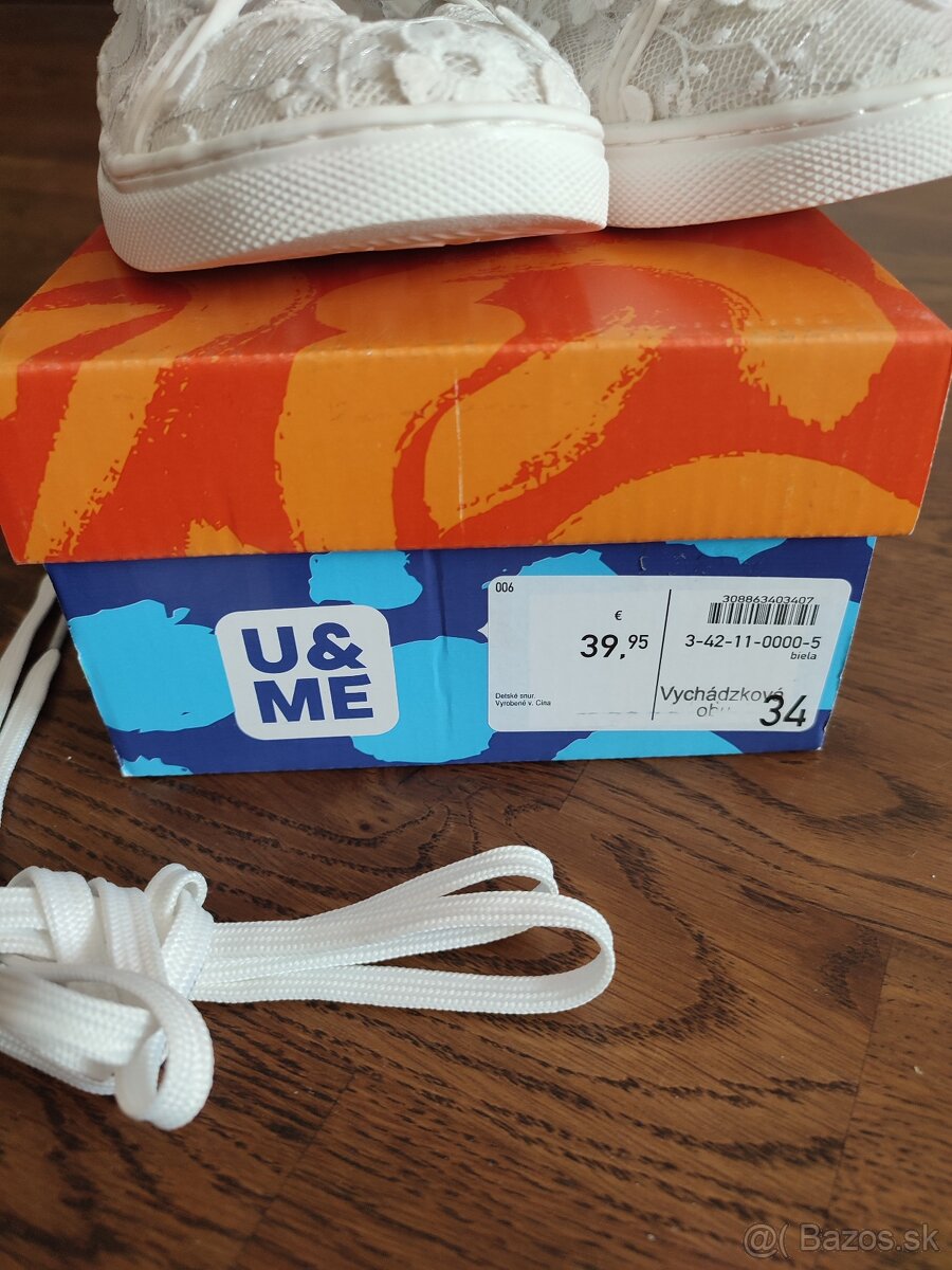 Dievčenské topánky veľ.34 - 3