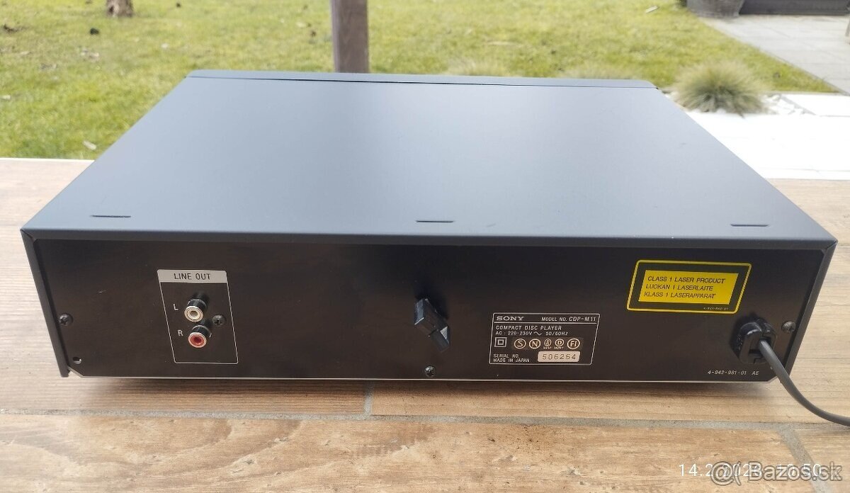 CD přehrávač SONY CDP-M11 - 3